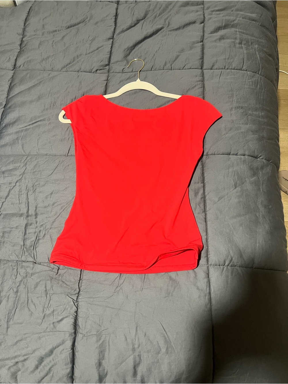 Cute Women’s Red Cap-Sleeve Top ❤️